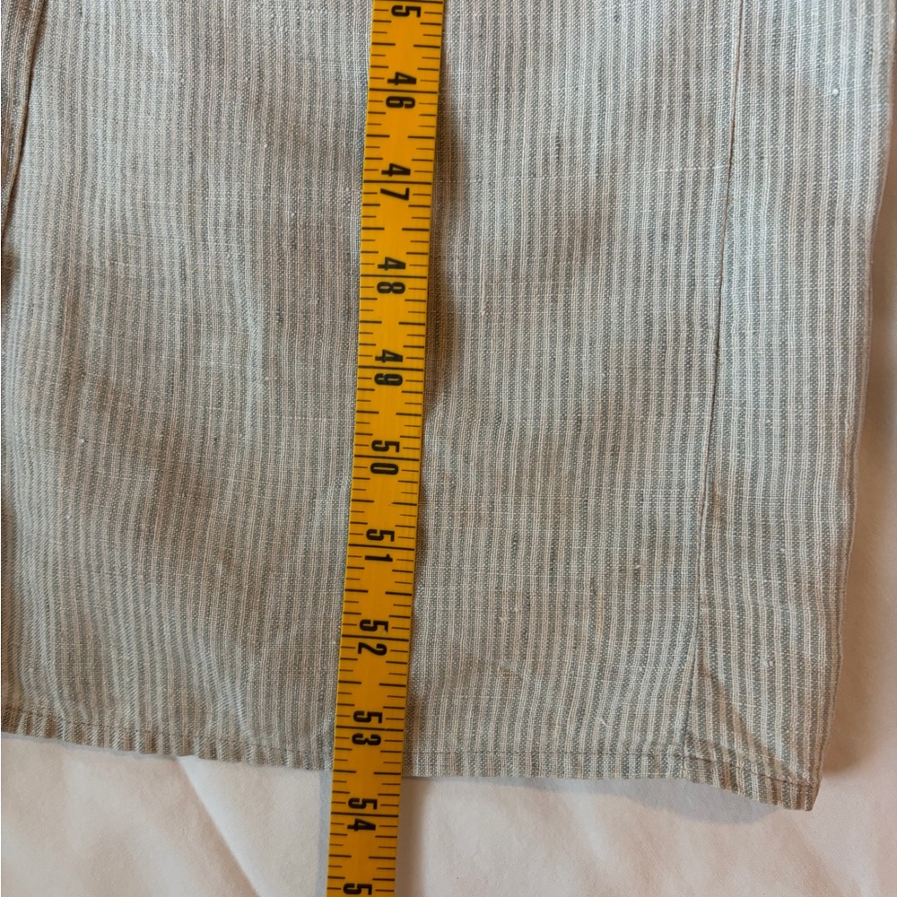 Flax Striped Maxi Dress - Gray and White